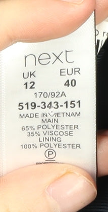 Next Women's Black Floral Blazer Size 12