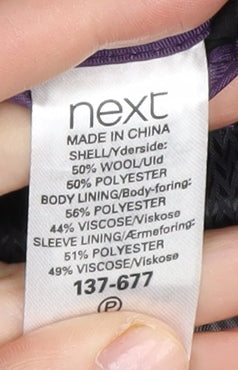 Next Men's Grey Formal Blazer, Size 38R, Two-Button