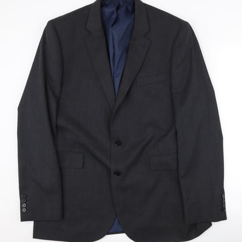 John Lewis Men's Black Blazer Jacket 44 Long