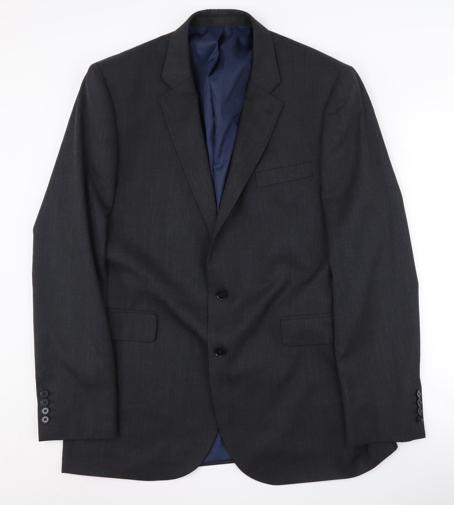 John Lewis Men's Black Blazer Jacket 44 Long