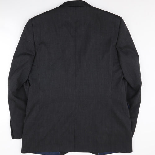 John Lewis Men's Black Blazer Jacket 44 Long