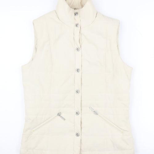 Per Una Women's Beige Waistcoat, Size S, Casual Sleeveless