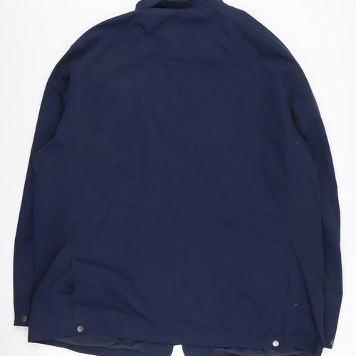 Marks and Spencer Men's Blue 3XL Stand-Up Collar Jacket