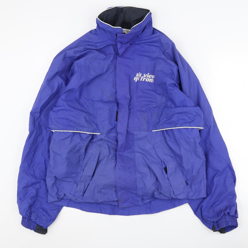 View From Men's Blue Windbreaker Jacket M