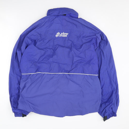 View From Men's Blue Windbreaker Jacket M