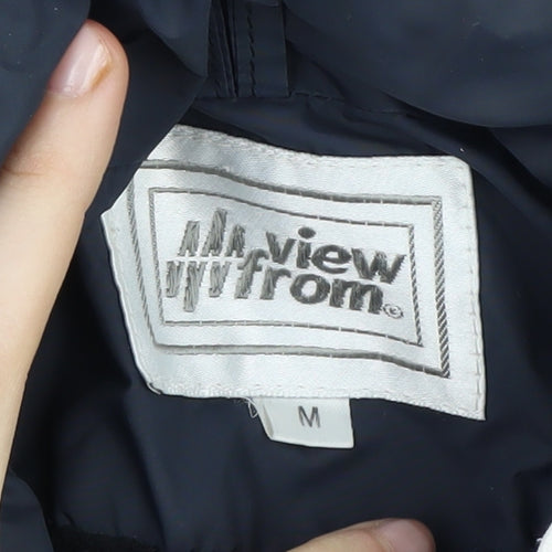View From Men's Blue Windbreaker Jacket M