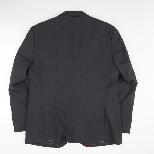 Marks and Spencer Men's Grey 42R Blazer - Formal Style