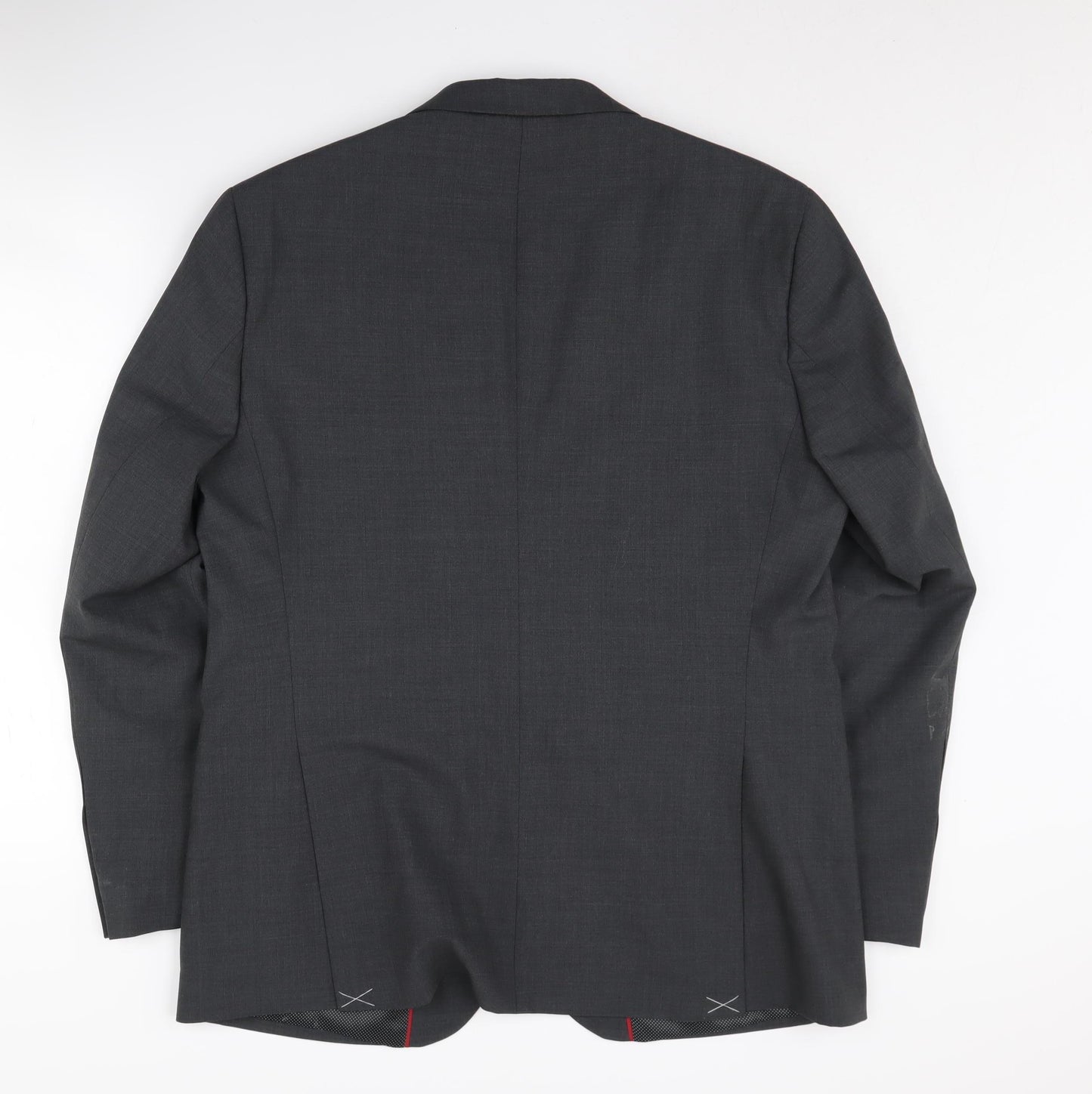 Marks and Spencer Men's Grey 42R Blazer - Formal Style