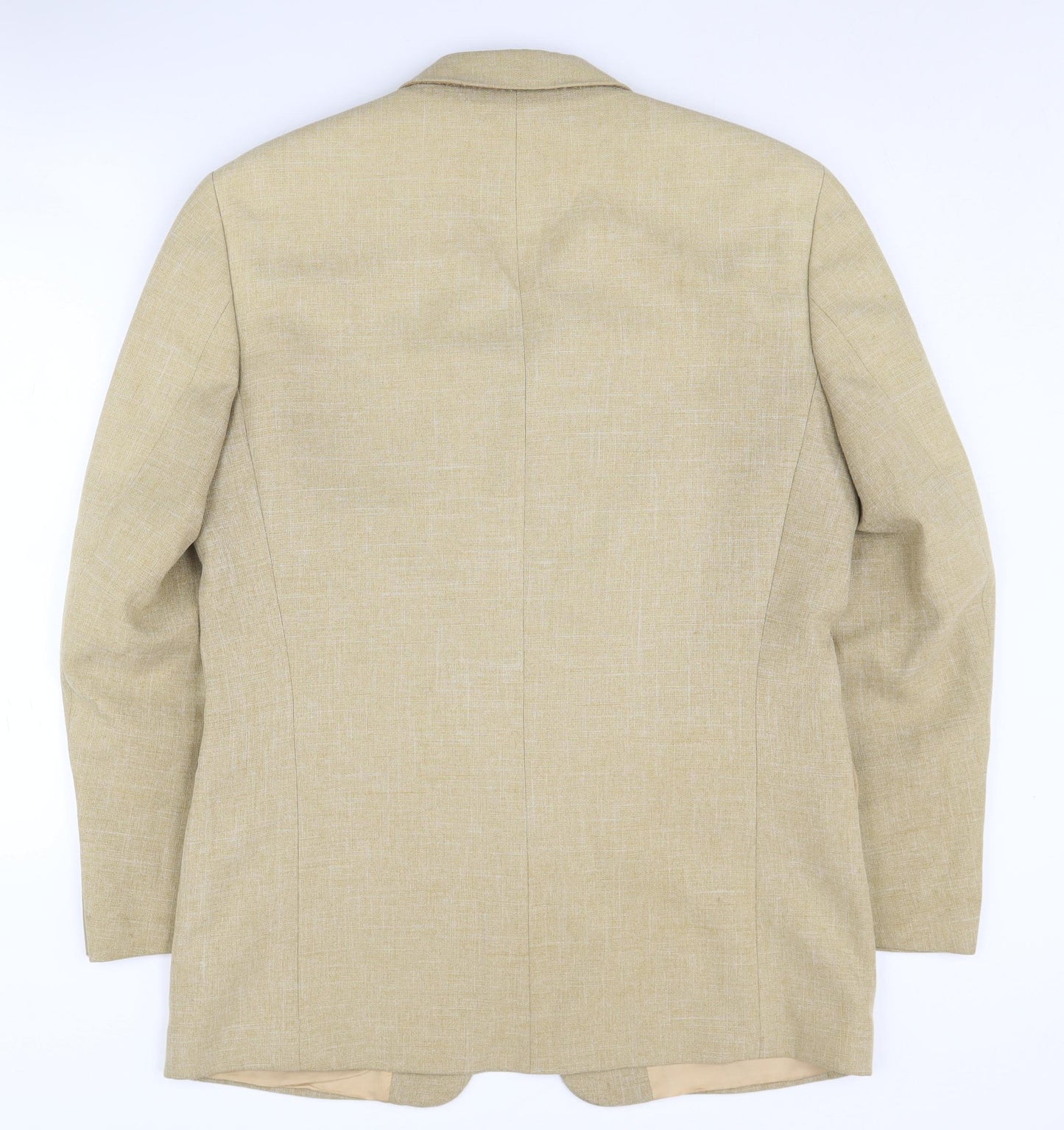 Carlo Rovelli Beige Men's Blazer, Size 48, Classic Style