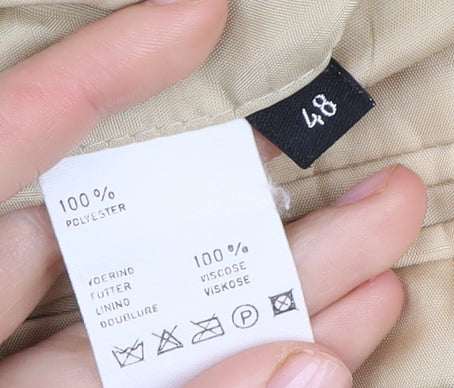 Carlo Rovelli Beige Men's Blazer, Size 48, Classic Style