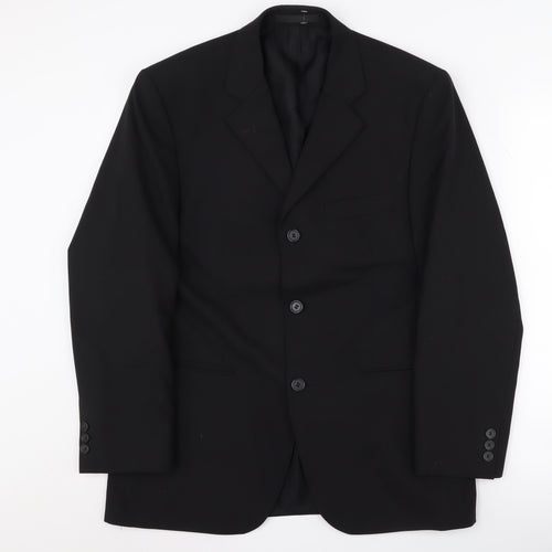 Burton Men's Black Blazer Jacket, Size 38S
