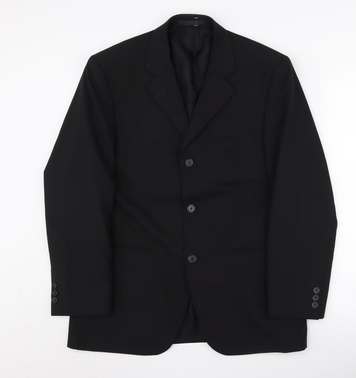 Burton Men's Black Blazer Jacket, Size 38S