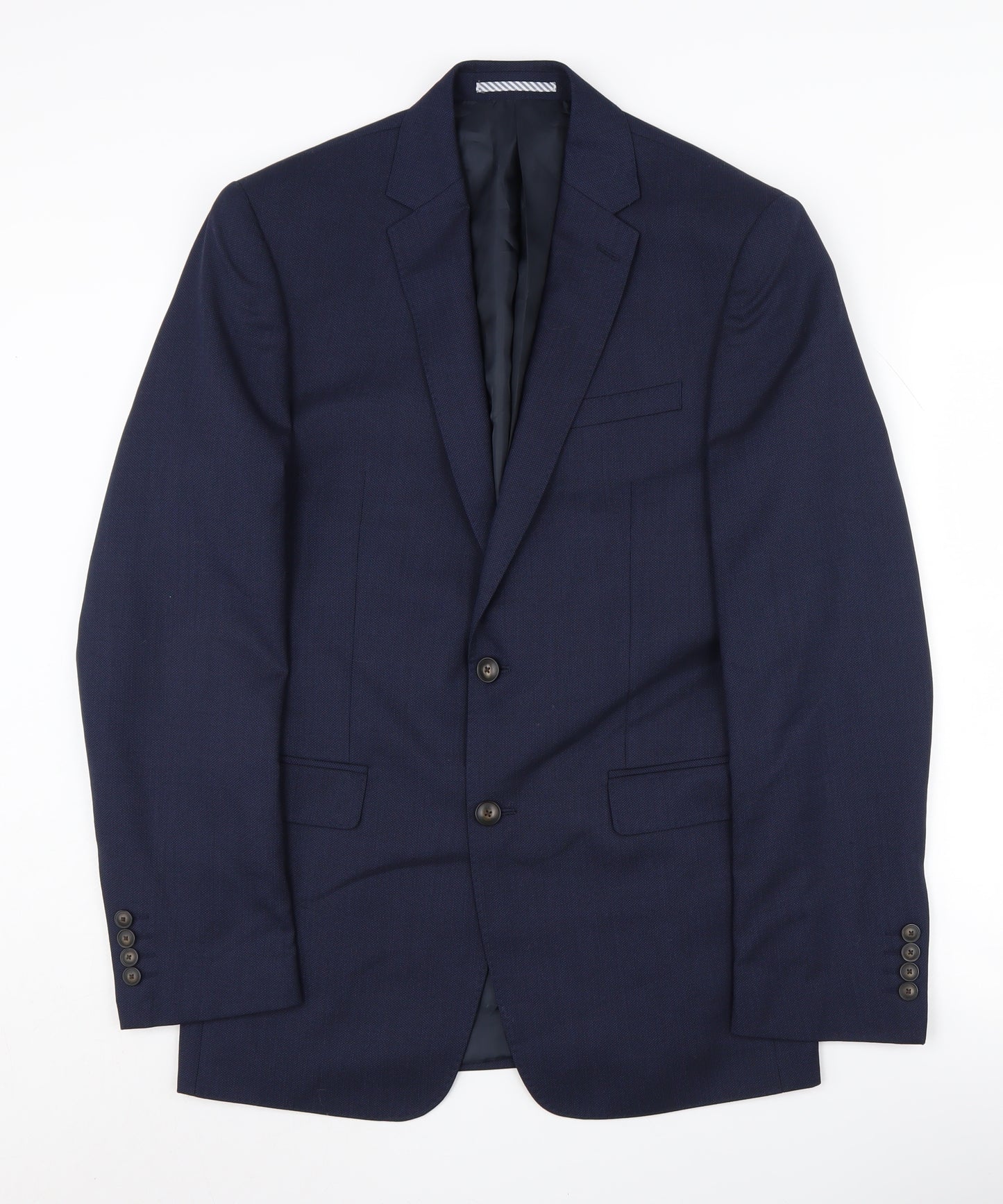 Marks and Spencer Men's Blue Blazer, Size 38L Formal