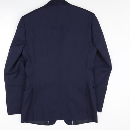 Marks and Spencer Men's Blue Blazer, Size 38L Formal