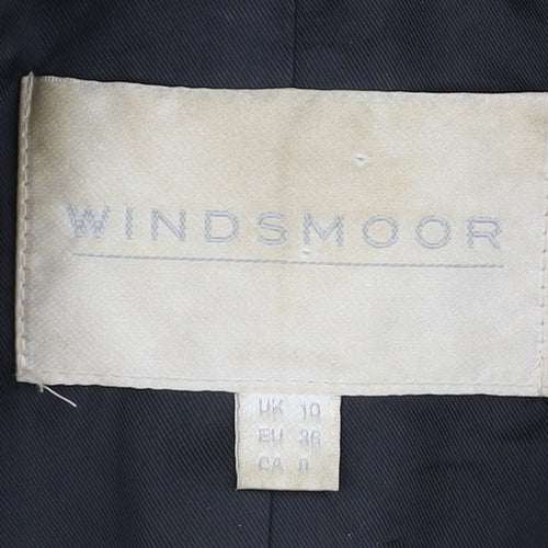 Windsmoor Women's Beige Overcoat, Size 10, Classic Style