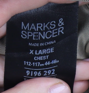 Marks and Spencer Men's Brown XL Basic Jacket