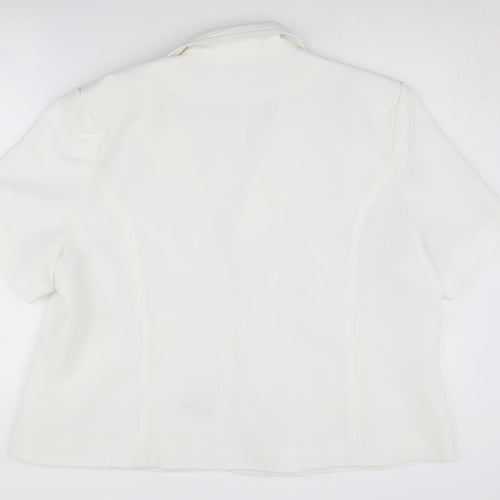 EWM Pure Classics Women's White Size 22 Blazer