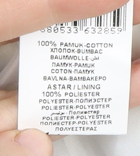 Koton Women's Blue Denim Blazer, Size 8, Casual Style