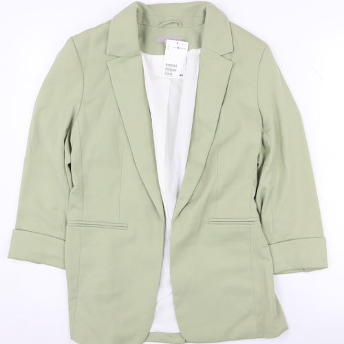 H&M Women's Green Blazer Size 10
