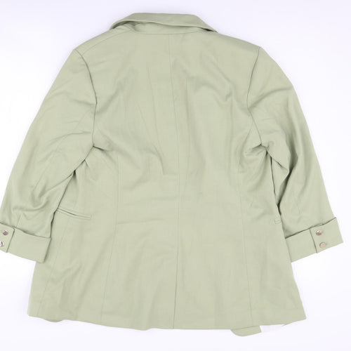 H&M Women's Green Blazer Size 10