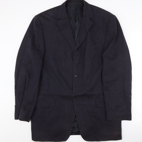 Pierre Cardin Men's Blue Suit Jacket 40L