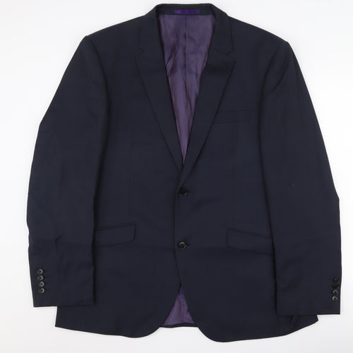 Next Men's Blue Wool Blazer 42R Italian Formal