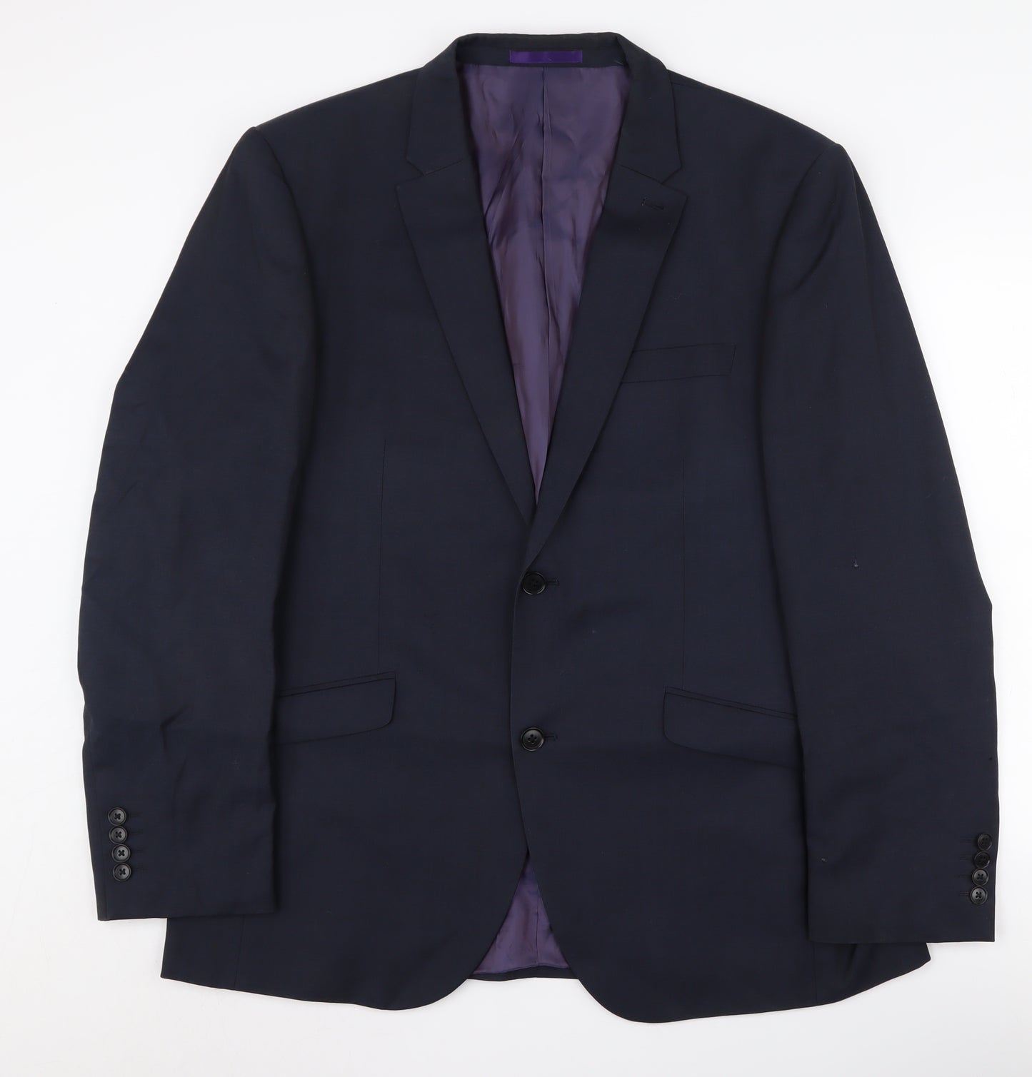 Next Men's Blue Wool Blazer 42R Italian Formal
