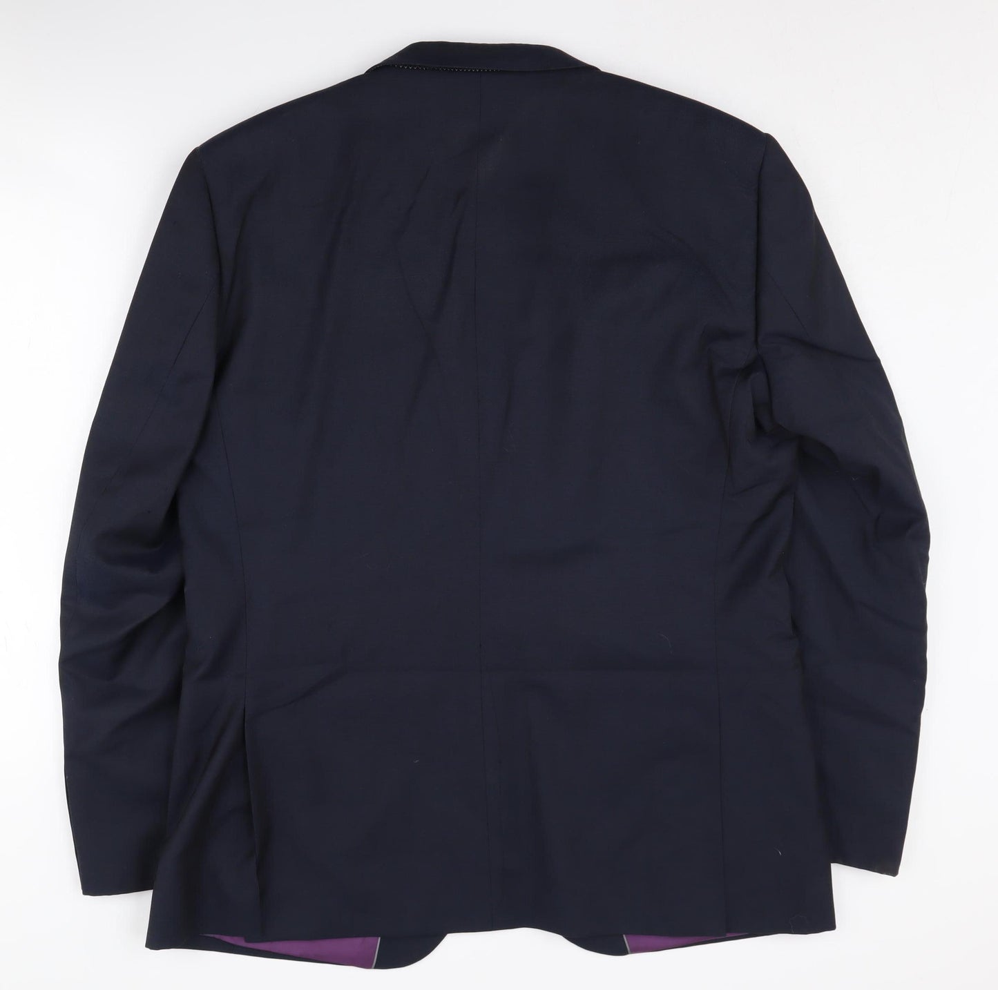 Next Men's Blue Wool Blazer 42R Italian Formal