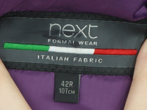 Next Men's Blue Wool Blazer 42R Italian Formal