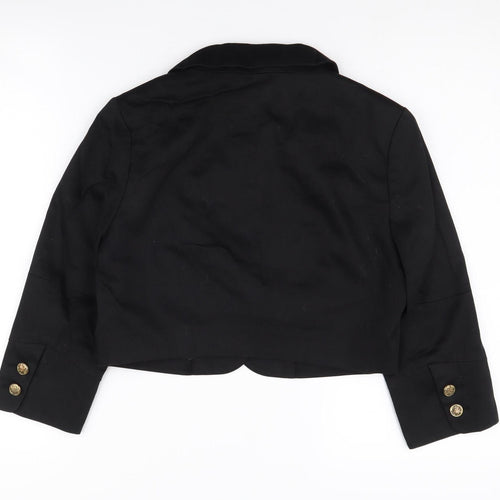 H&M Women's Black Cropped Blazer Size 12