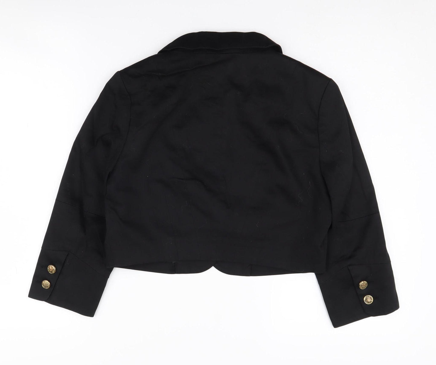 H&M Women's Black Cropped Blazer Size 12