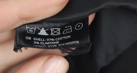 H&M Women's Black Cropped Blazer Size 12