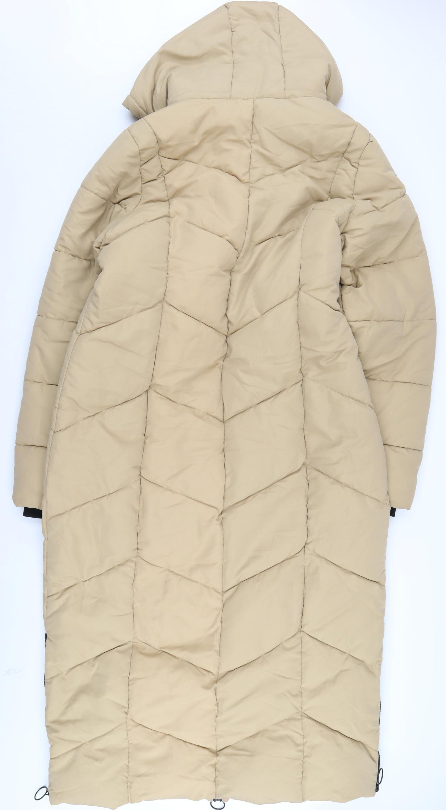 LTS Women's Beige Puffer Jacket Size 16