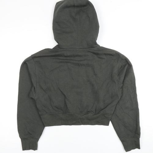 Zara Women's Green Pullover Hoodie Size 8