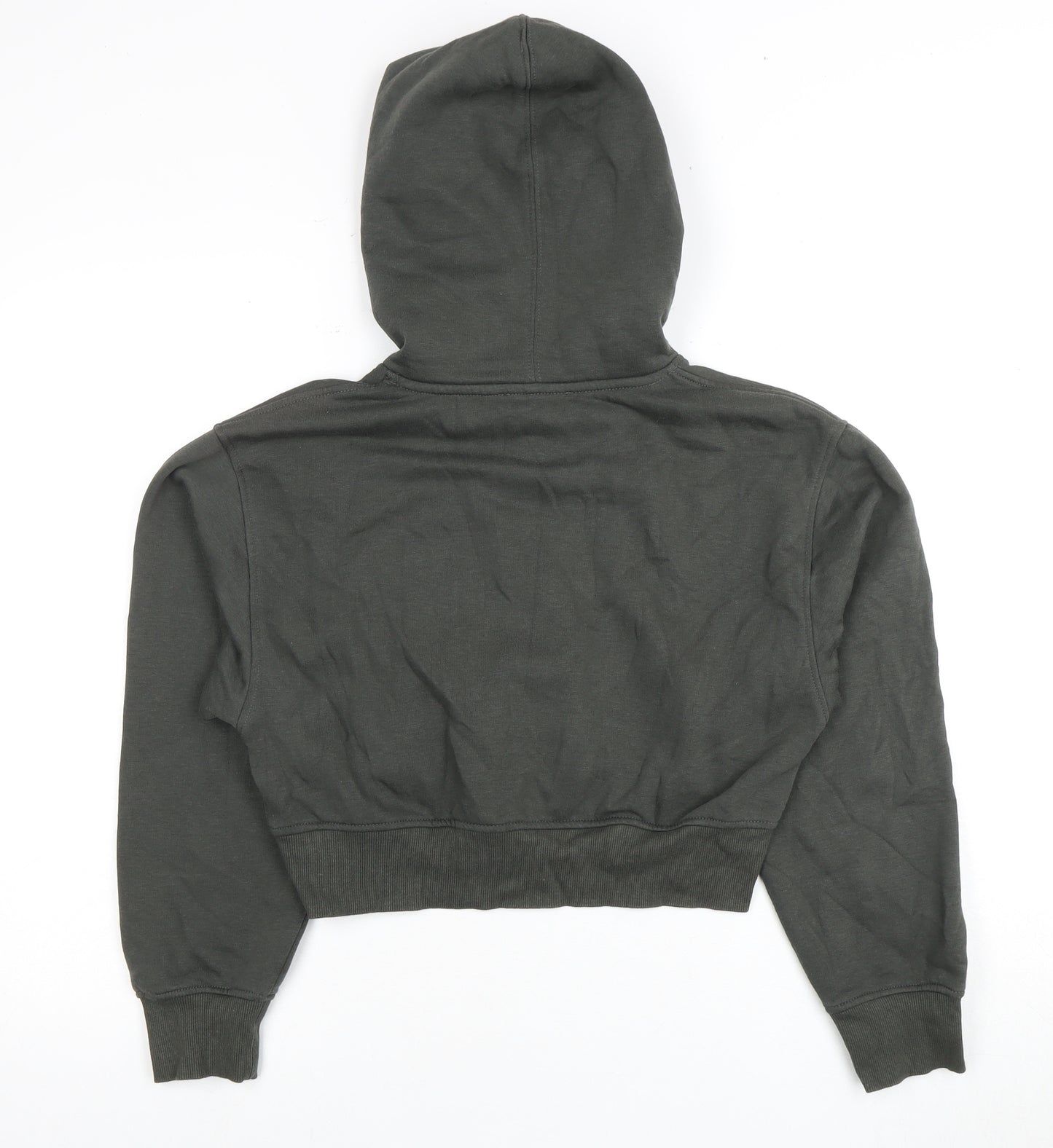 Zara Women's Green Pullover Hoodie Size 8