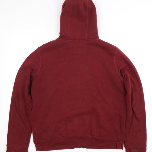 Tokyo Laundry Unisex Red Full Zip Hoodie Size 14