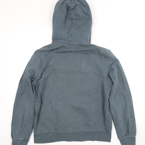 Marks and Spencer Men's Blue Full Zip Hoodie M