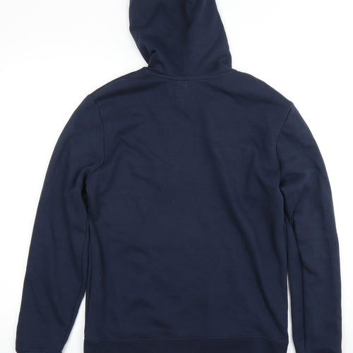 Champion Men's Blue Pullover Hoodie - Size S