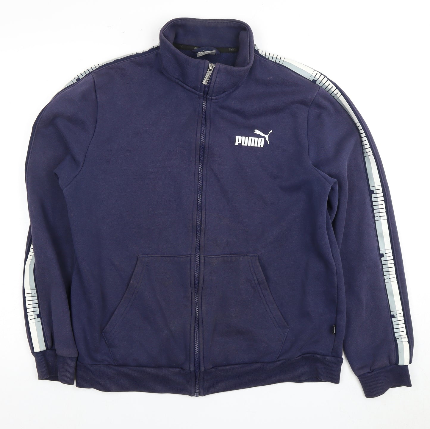Puma Men's Blue Full Zip Sweatshirt M