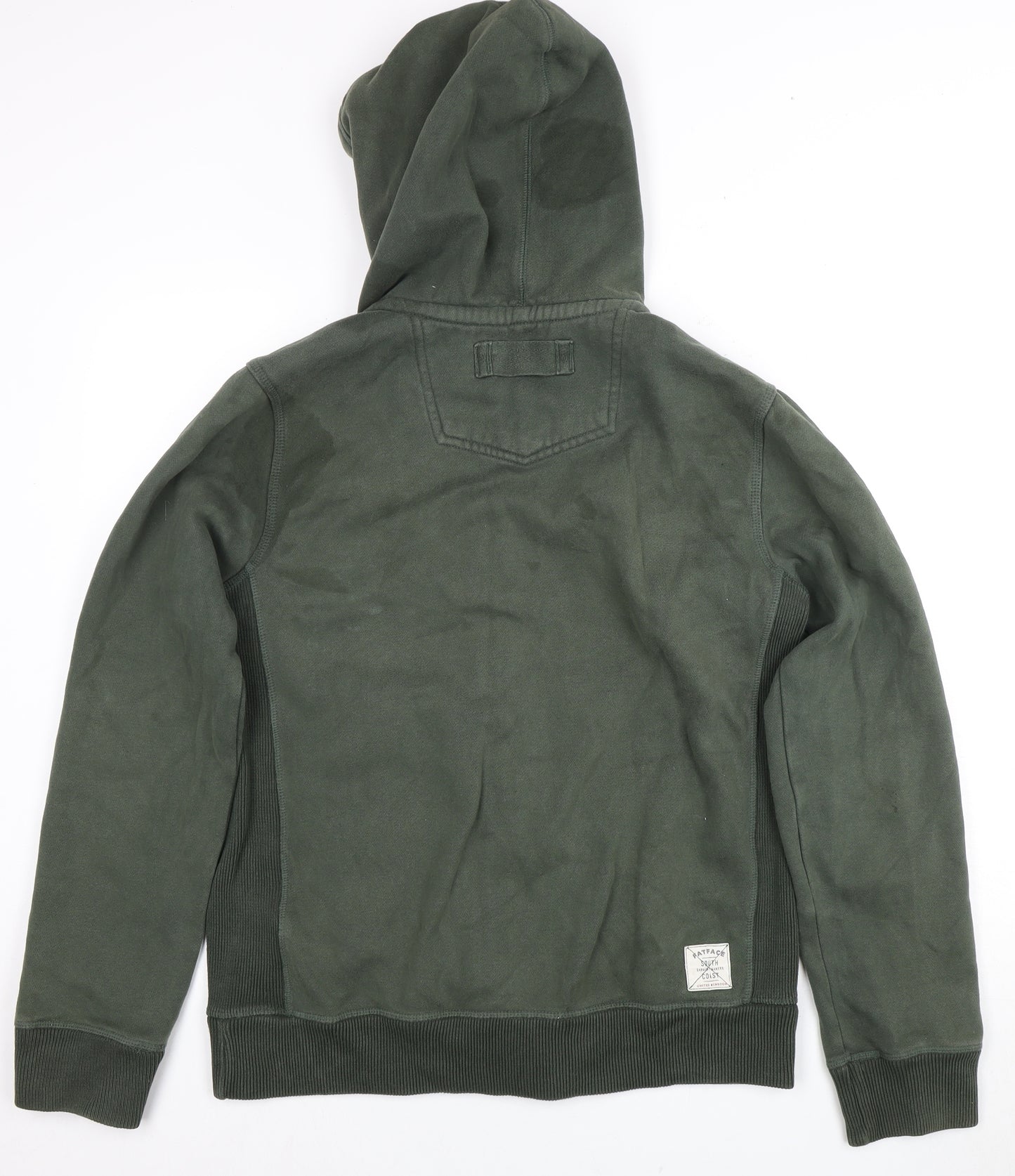 FatFace Men's Green Full Zip Hoodie, M