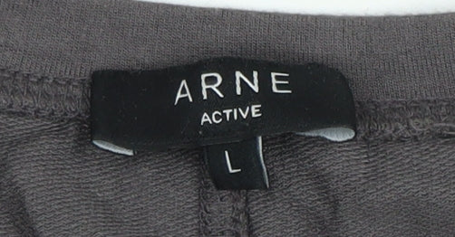 ARNE Active Men's Grey Crew Neck T-Shirt Size L