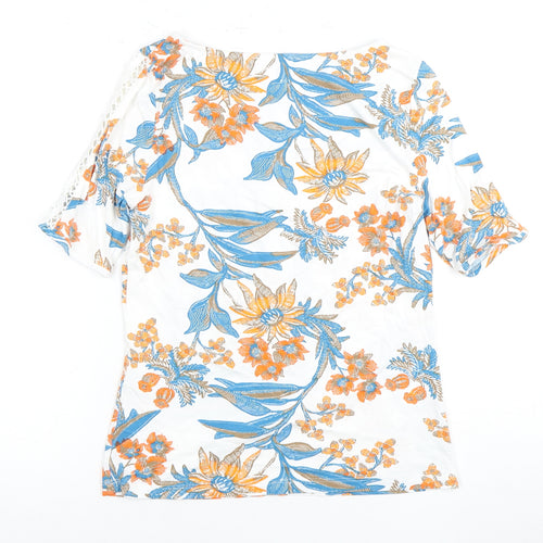 Marks and Spencer Women's Multicoloured Floral Blouse Size 8