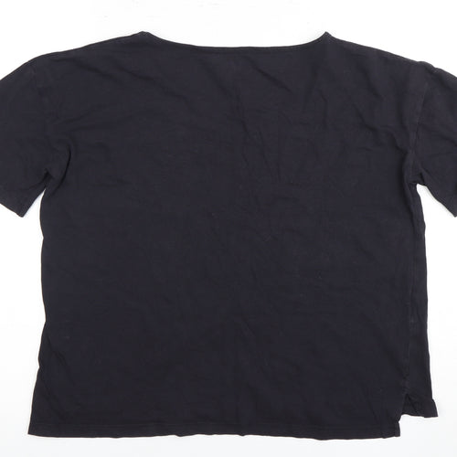 Vans Women's Black Basic T-Shirt, Size S, Casual Wear