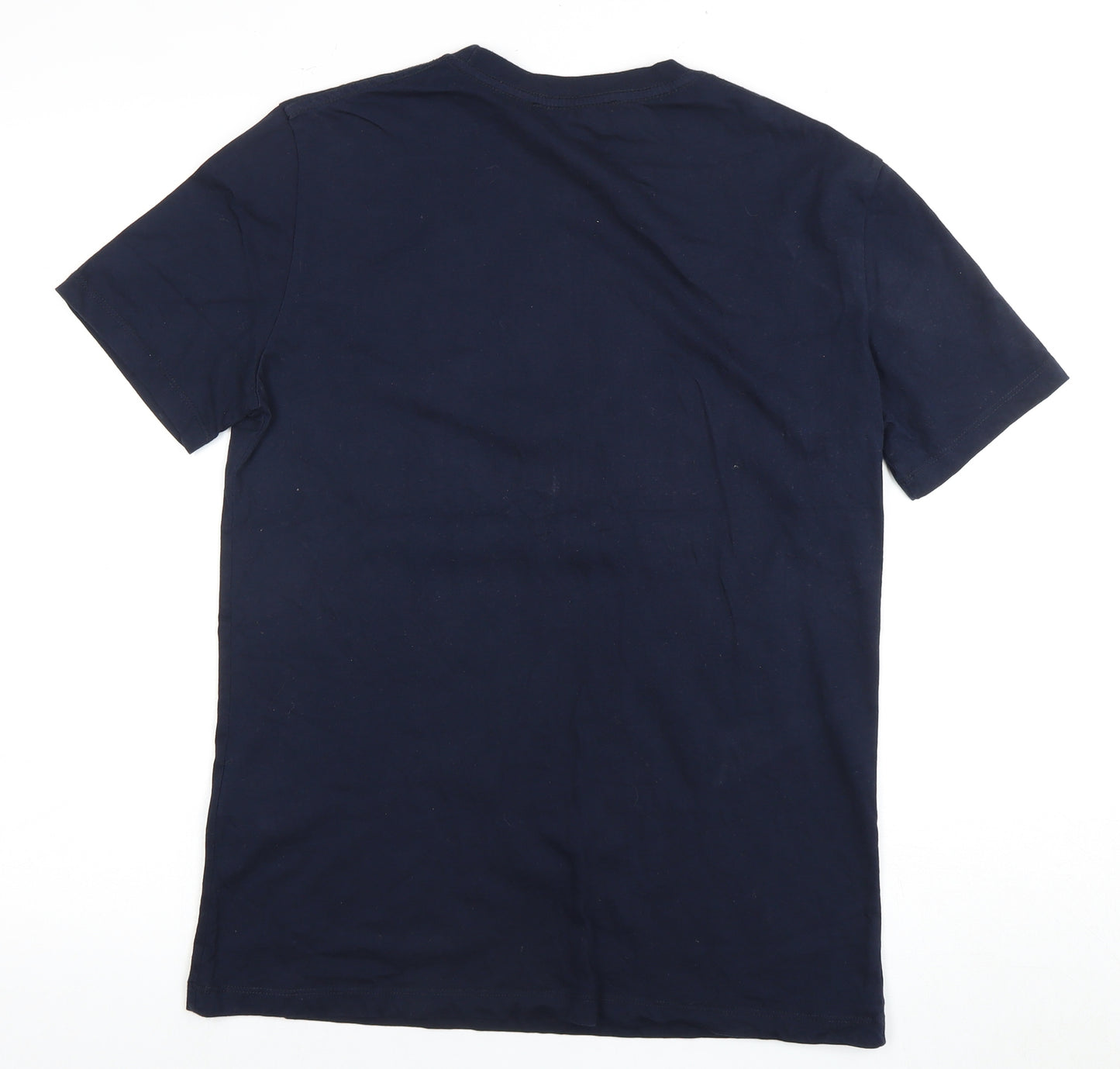 Dsquared2 Men's Blue T-Shirt L Crew Neck Logo