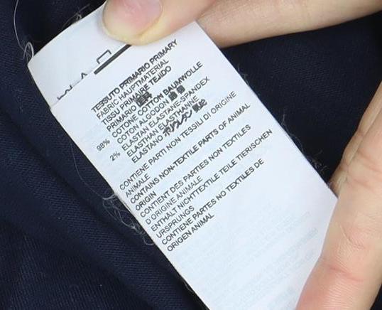 Dsquared2 Men's Blue T-Shirt L Crew Neck Logo