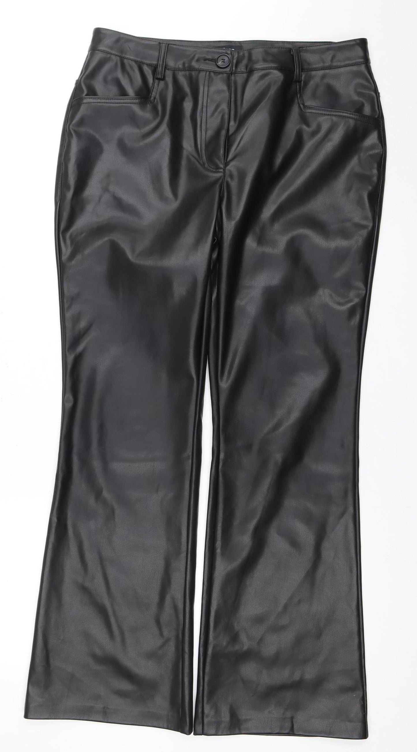 Klass Women's Black Trousers, Size 14, Elegant and Chic