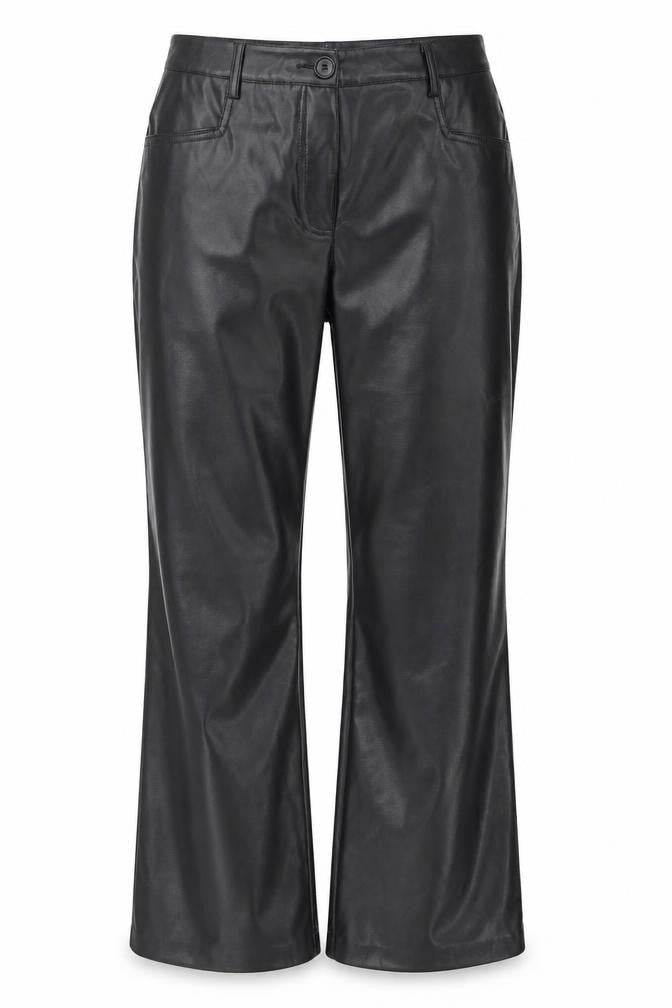 Front view of Klass Women's Black Trousers, size 14, Elegant and Chic
