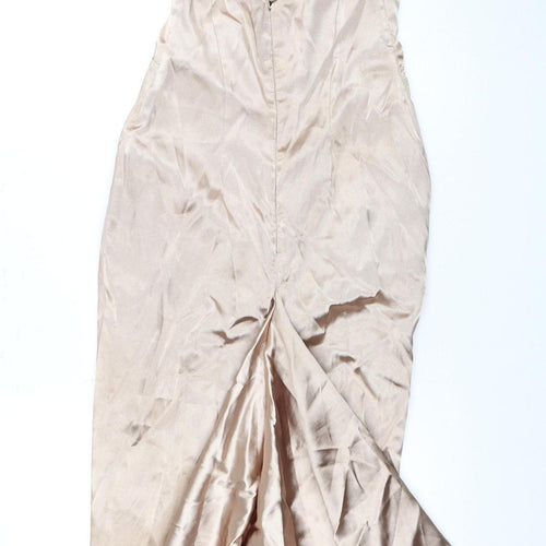 Baylis & Knight Women Beige Size 10 Slip Dress