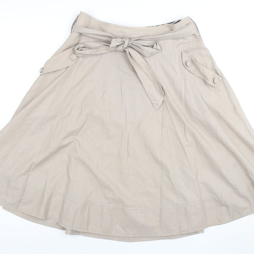 Designers at Debenhams A-Line Beige Skirt Size 10