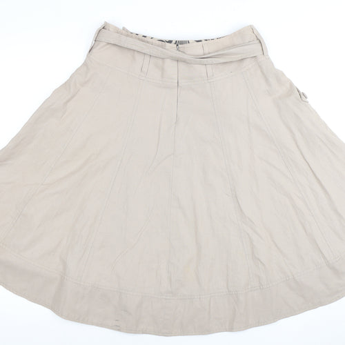 Designers at Debenhams A-Line Beige Skirt Size 10